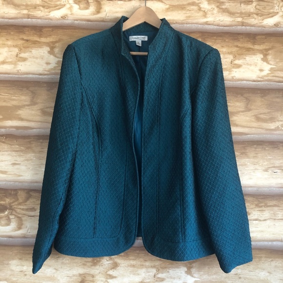 Coldwater Creek Jackets & Blazers - Coldwater Creek textured open front blazer size XL